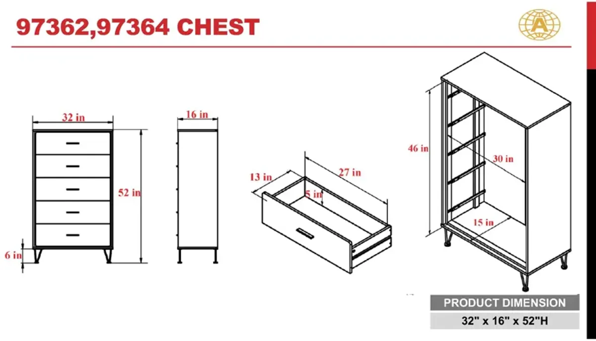 Deoss Chest for Home or Office Use