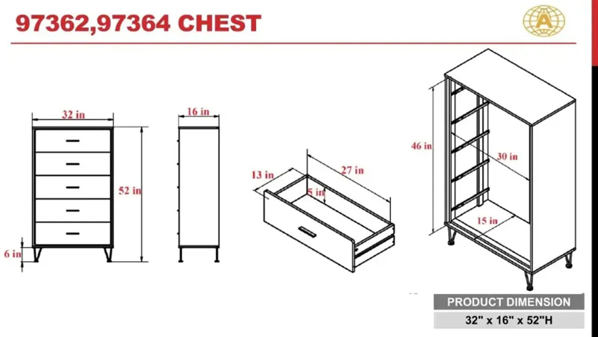 Deoss Chest for Home or Office Use