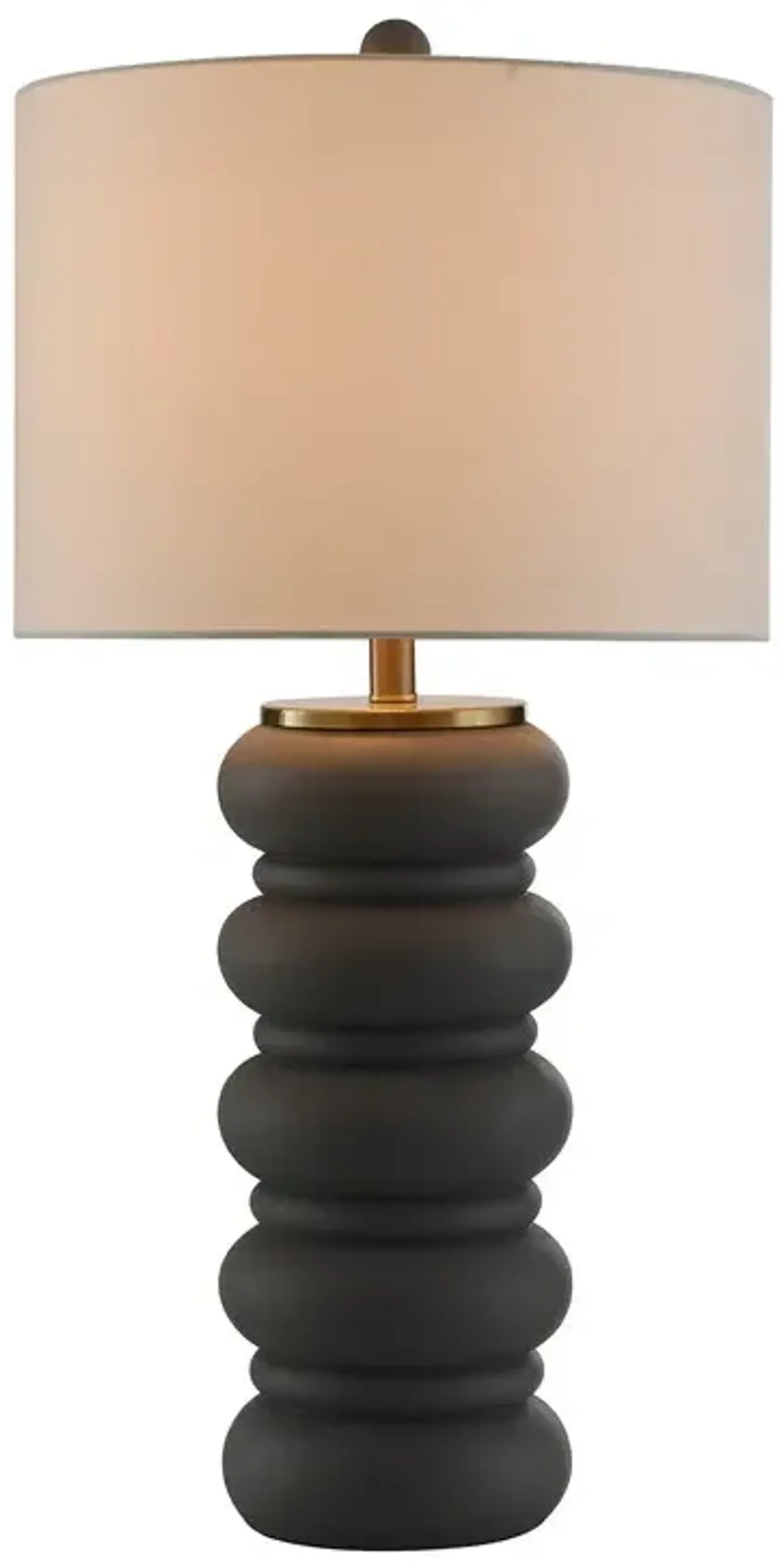 Graphite Pebble Table Lamp
