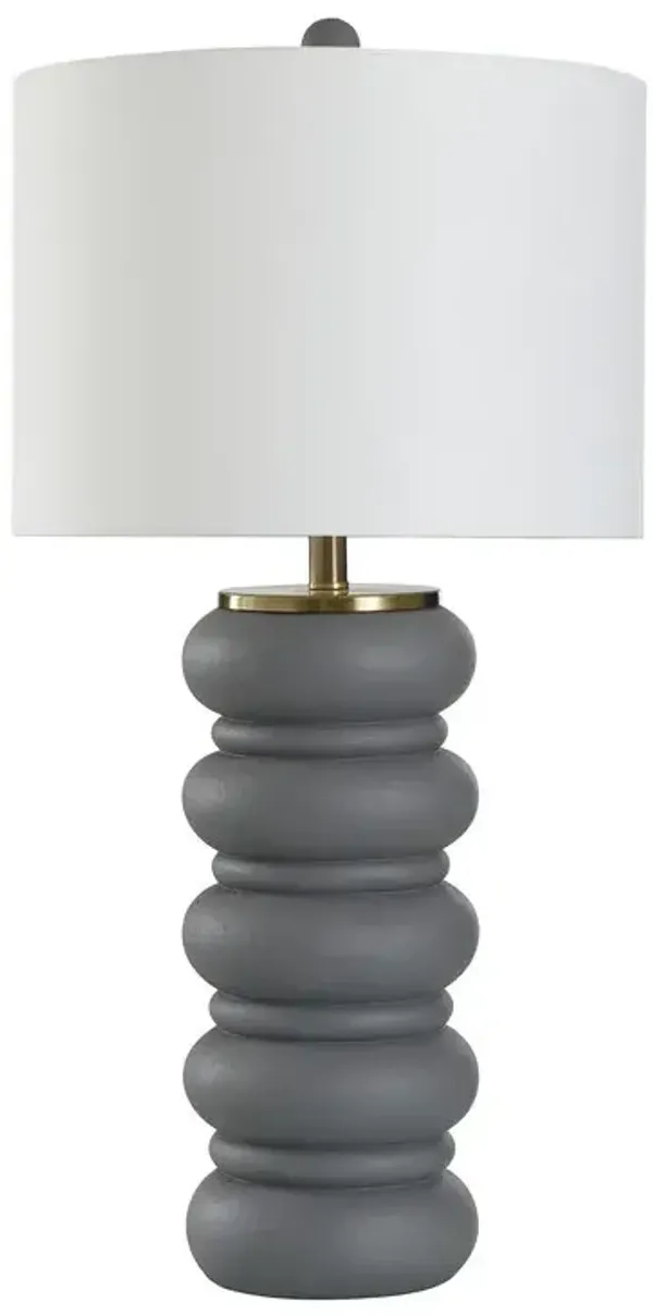 Graphite Pebble Table Lamp