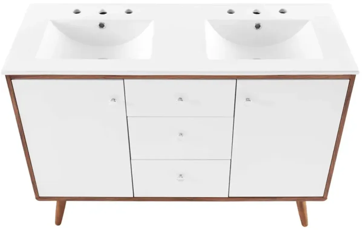 Transmit 48" Double Sink Bathroom Vanity