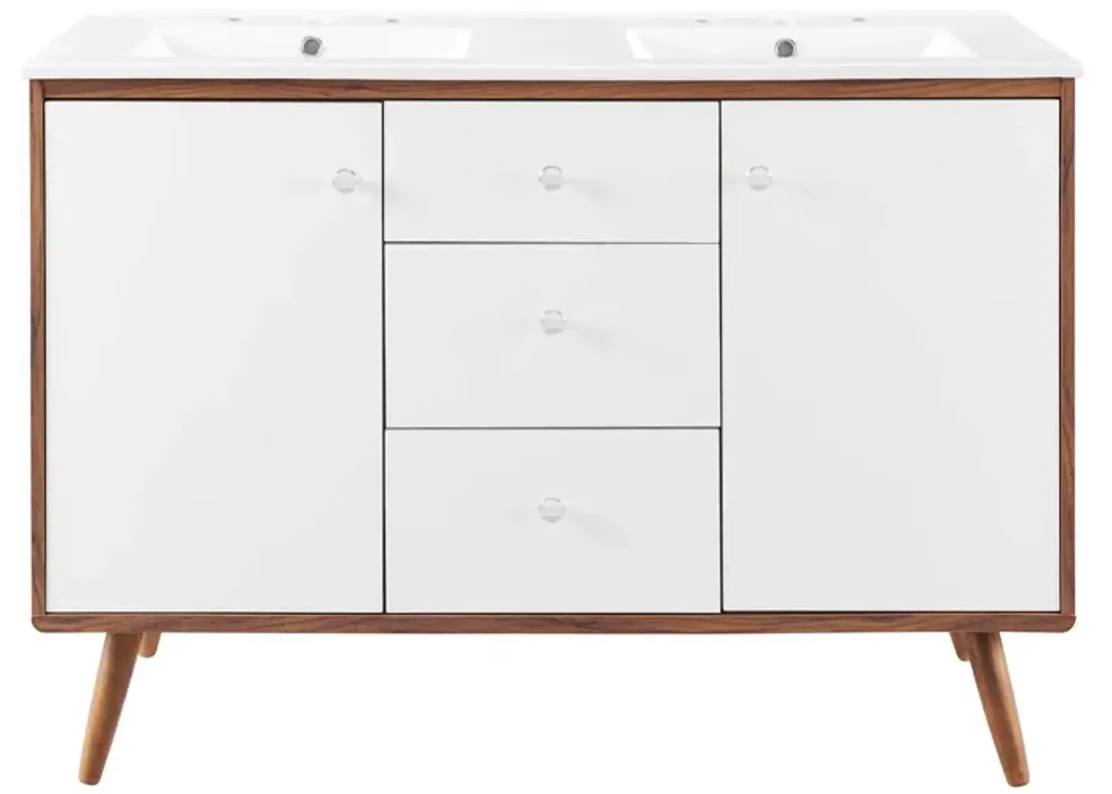 Transmit 48" Double Sink Bathroom Vanity