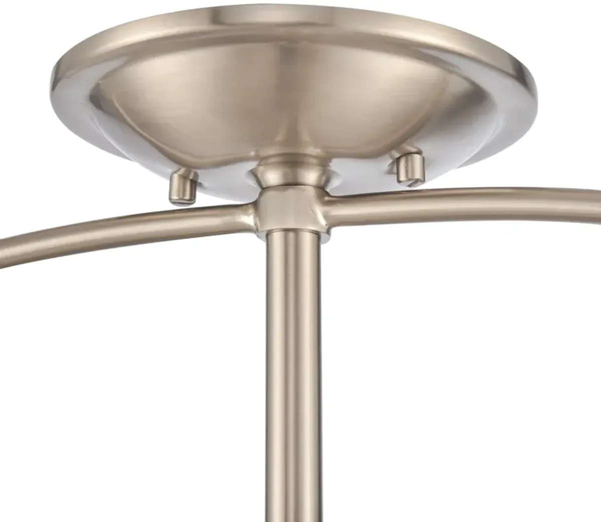 Wentworth Semi Flush Mount in Silver