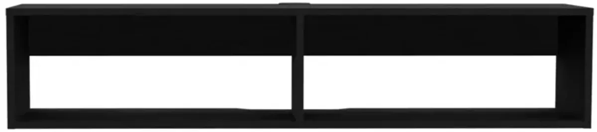 Floating Tv Stand Shelley, Living Room, Black