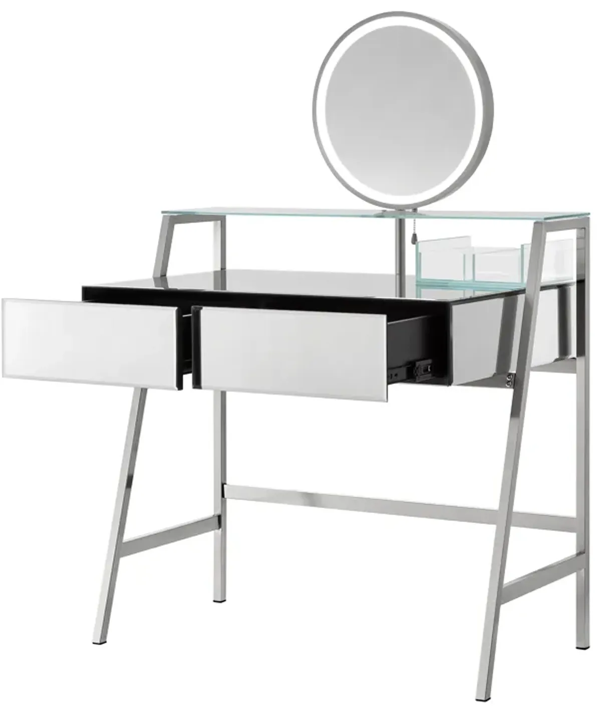 Merax Makeup Vanity Desk with Mirror and Lights