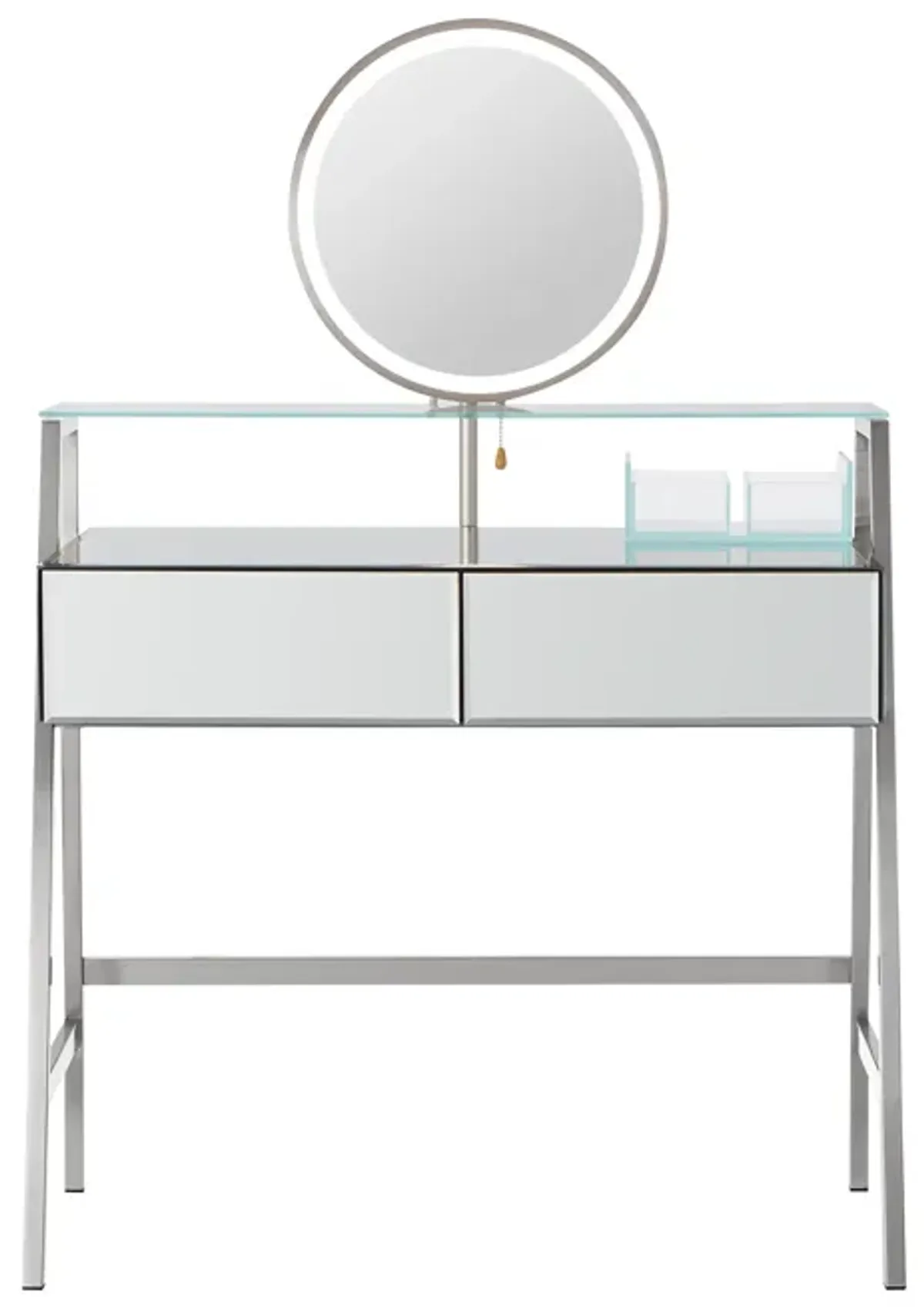 Merax Makeup Vanity Desk with Mirror and Lights