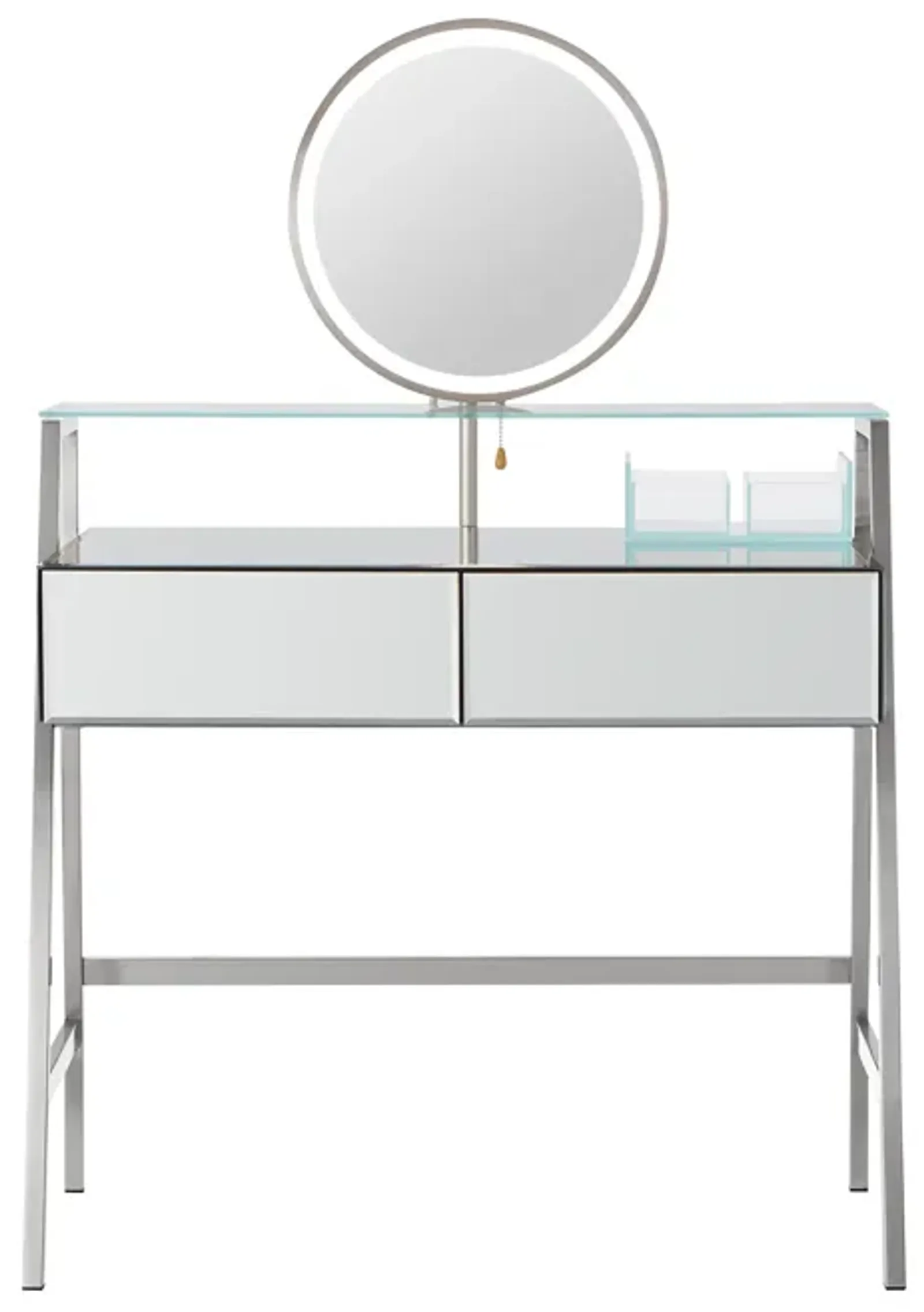 Merax Makeup Vanity Desk with Mirror and Lights