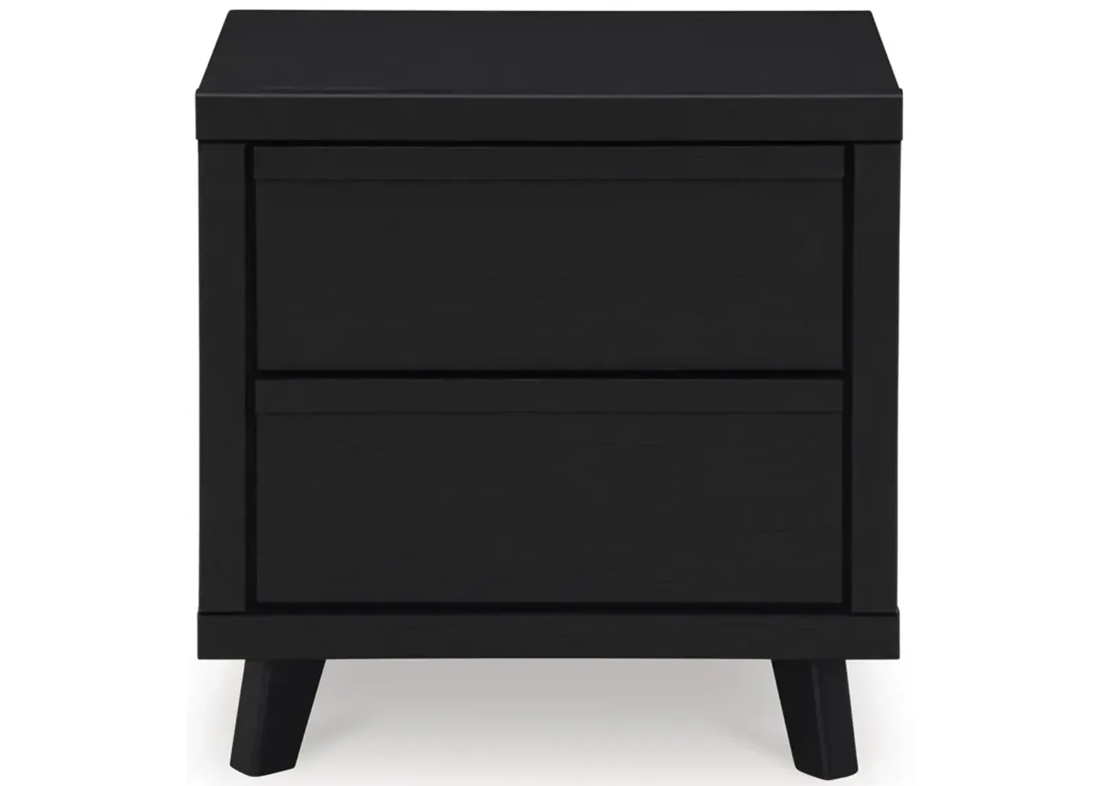 Danziar Black Nightstand