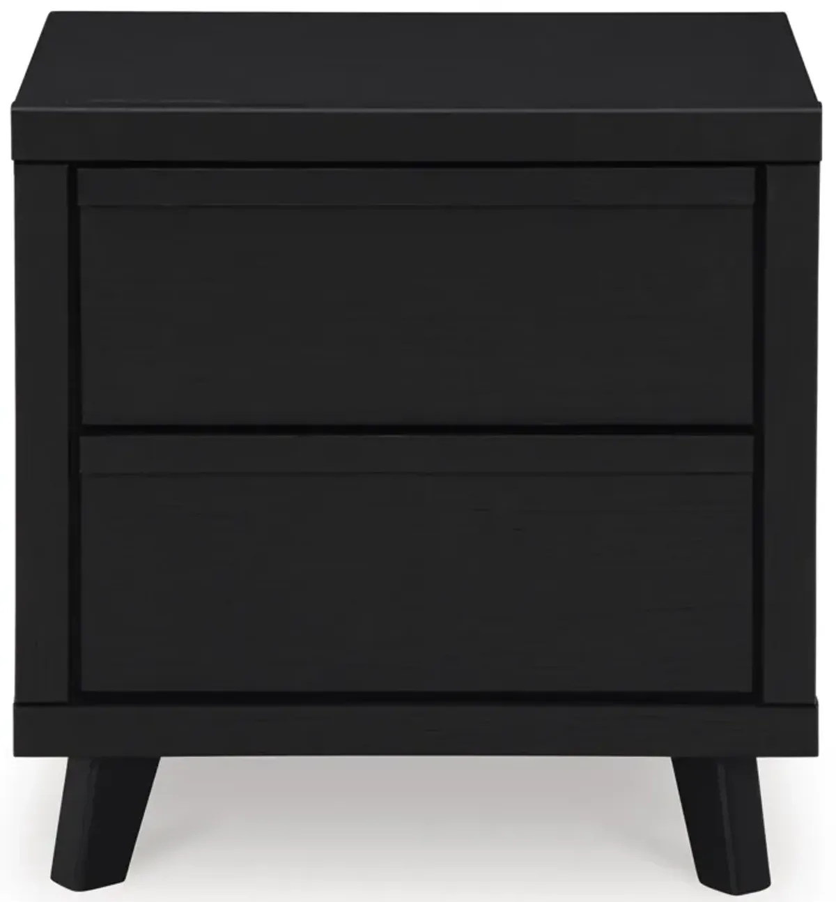 Danziar Black Nightstand