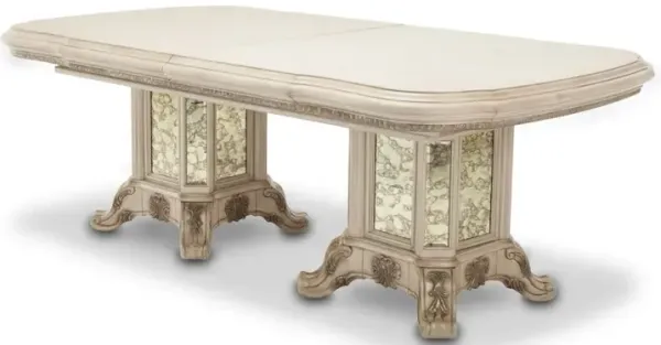 Michael Amini Platine de Royale Rectangular Dining Table - Champagne