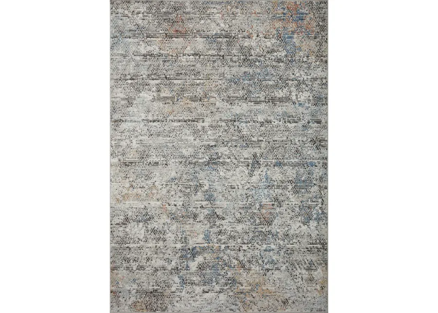 Bianca BIA04 Grey/Multi 3'4" x 5'7" Rug