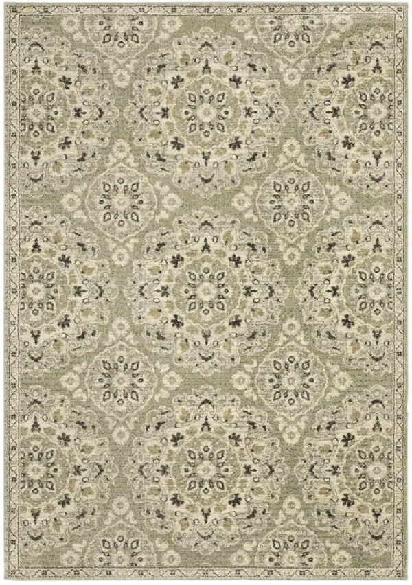 Florence 5'3" x 7'6" Green Rug
