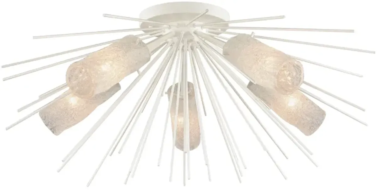 Sea Urchin 5-Light Semi Flush Mount