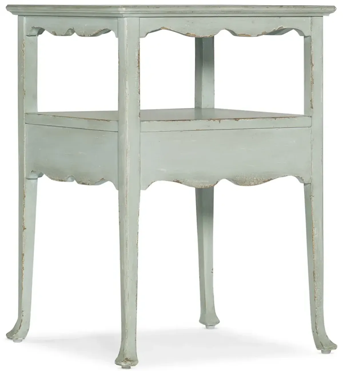 Charleston Blue 1 Drawer Accent Table