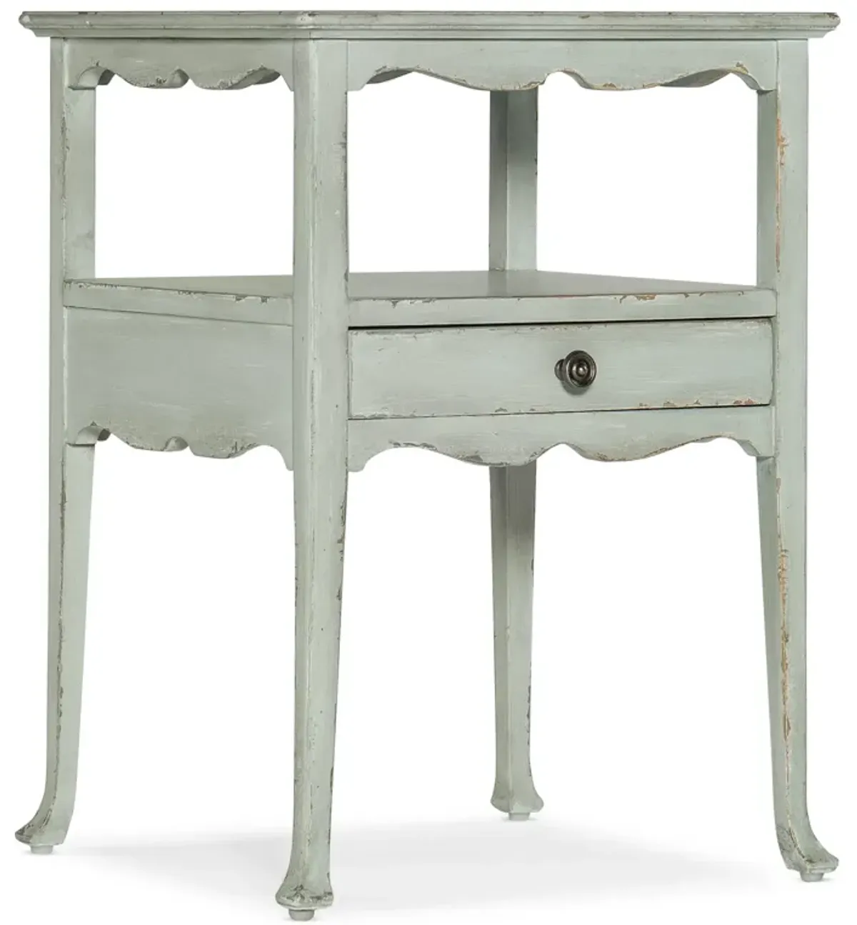 Charleston Blue 1 Drawer Accent Table