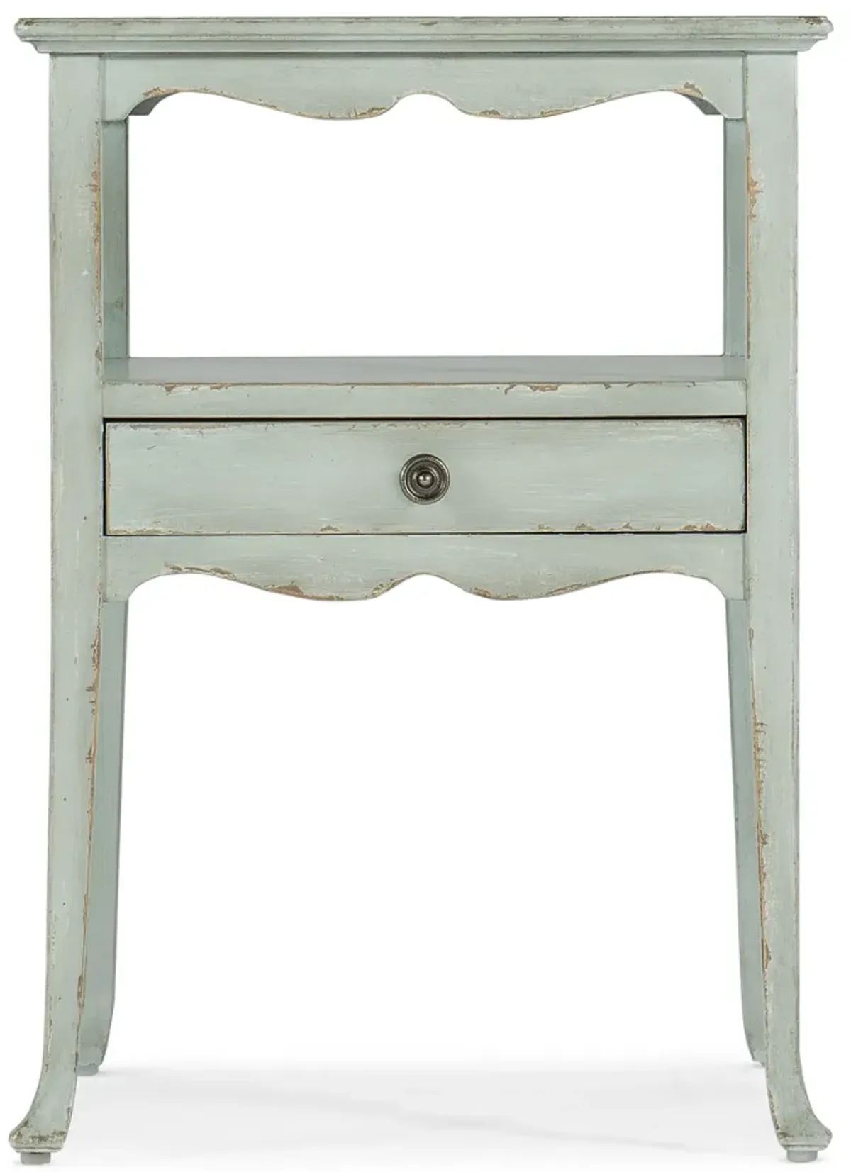 Charleston Blue 1 Drawer Accent Table