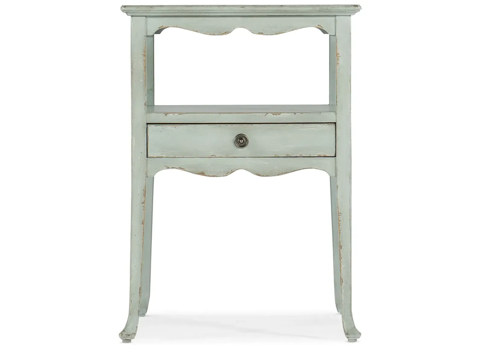 Charleston Blue 1 Drawer Accent Table