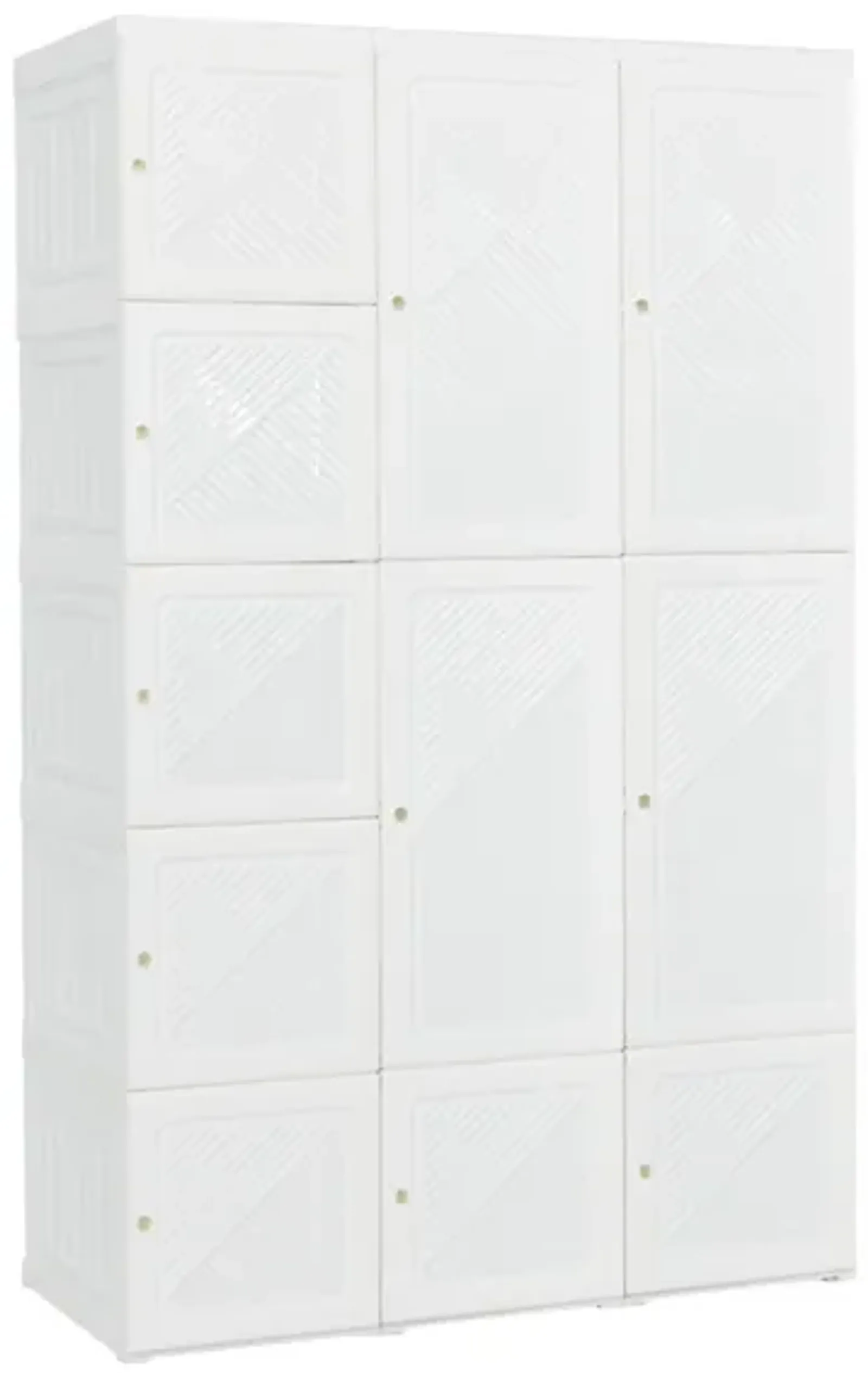 Clothes Foldable Armoire Wardrobe Closet with Cubby Storage