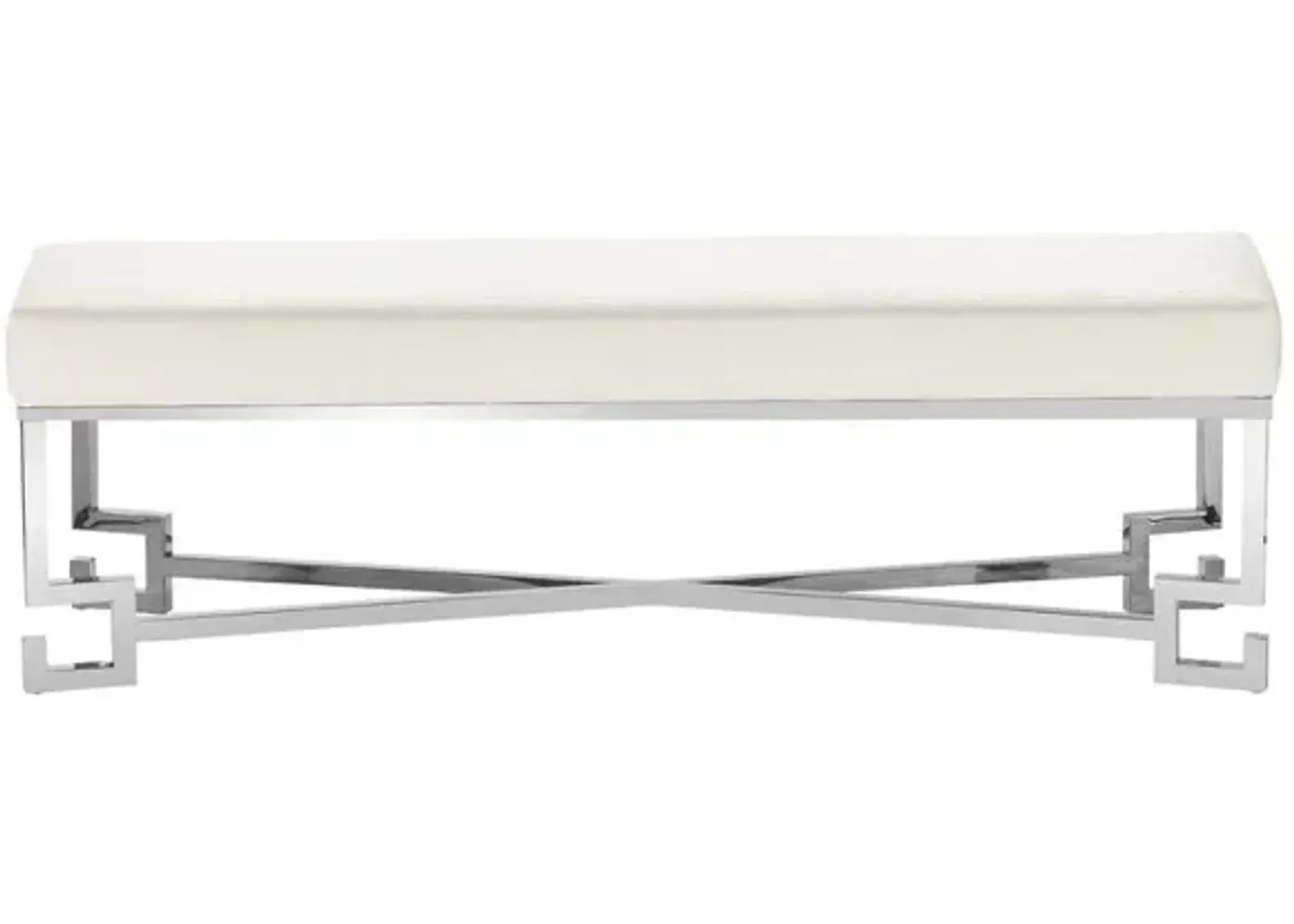 Dina Bench Silver White