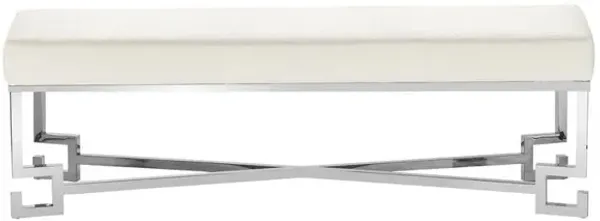 Dina Bench Silver White