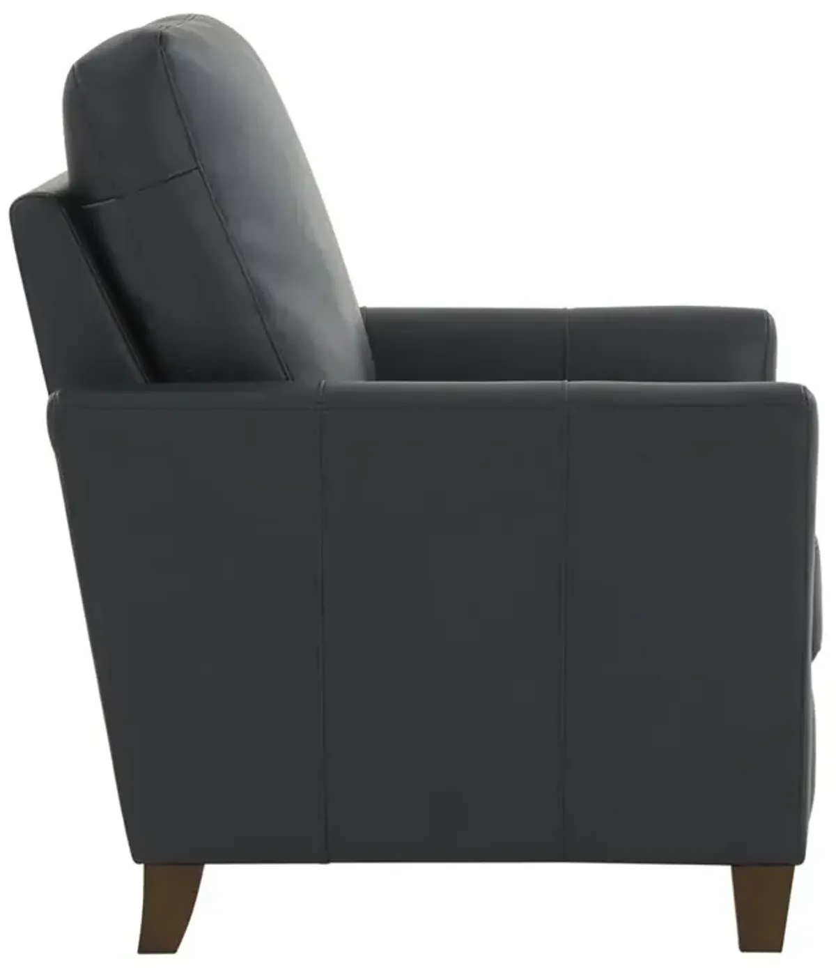 Comfort Pointe Penny Midnight Blue Faux Leather Modern Recliner