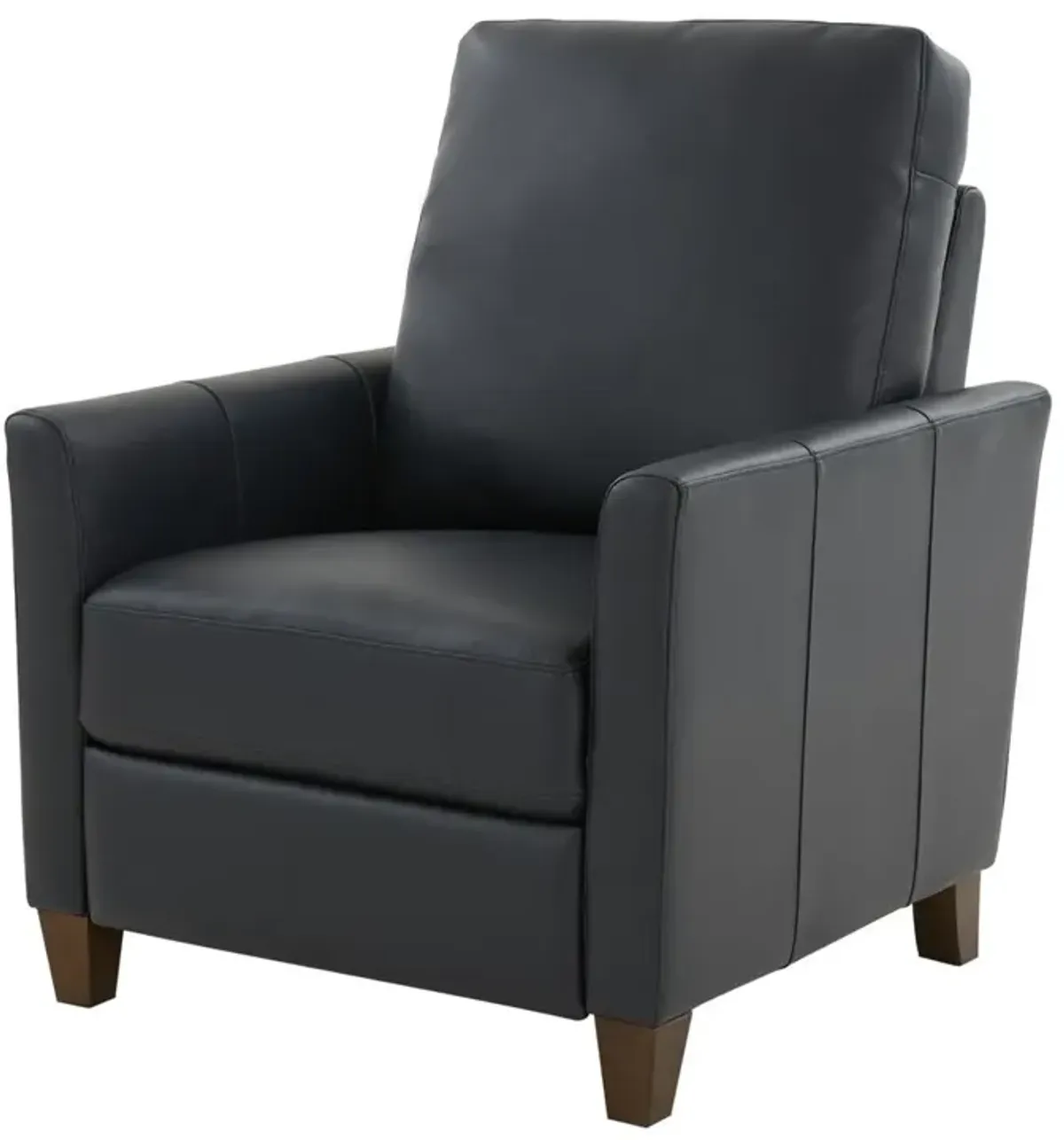 Comfort Pointe Penny Midnight Blue Faux Leather Modern Recliner