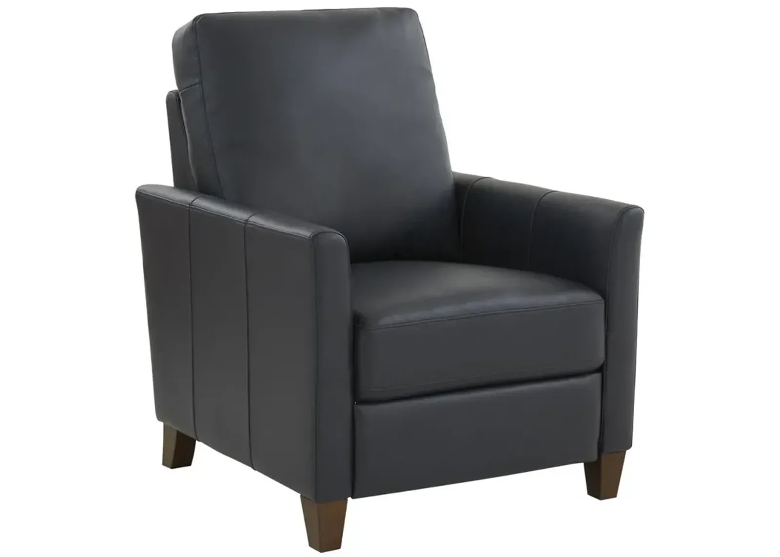 Comfort Pointe Penny Midnight Blue Faux Leather Modern Recliner