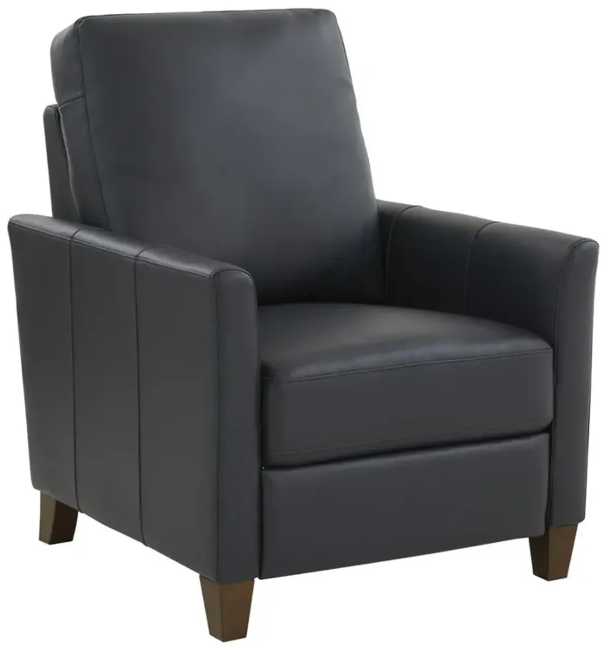 Comfort Pointe Penny Midnight Blue Faux Leather Modern Recliner