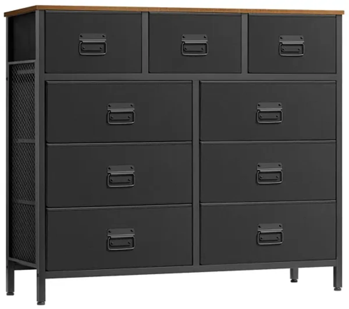 Dresser for Bedroom Storage Organizer Unit with 9 Fabric