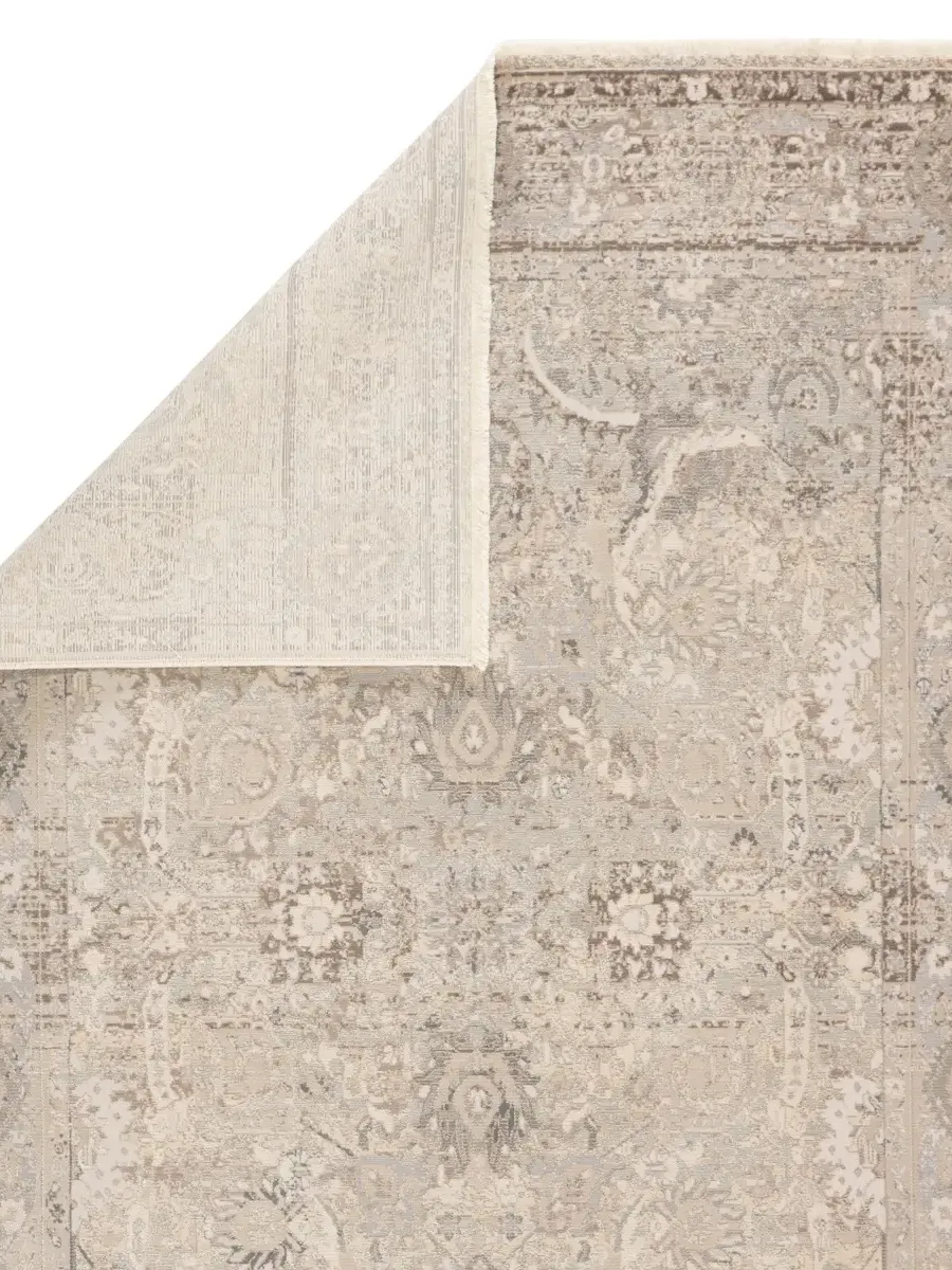 Vienne Baptiste Gray 2'6" x 12' Runner Rug