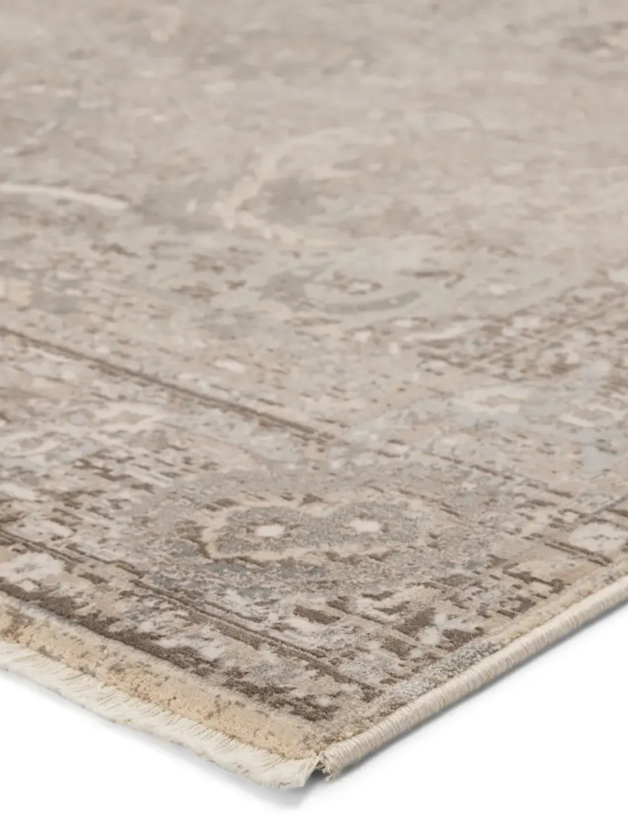 Vienne Baptiste Gray 2'6" x 12' Runner Rug