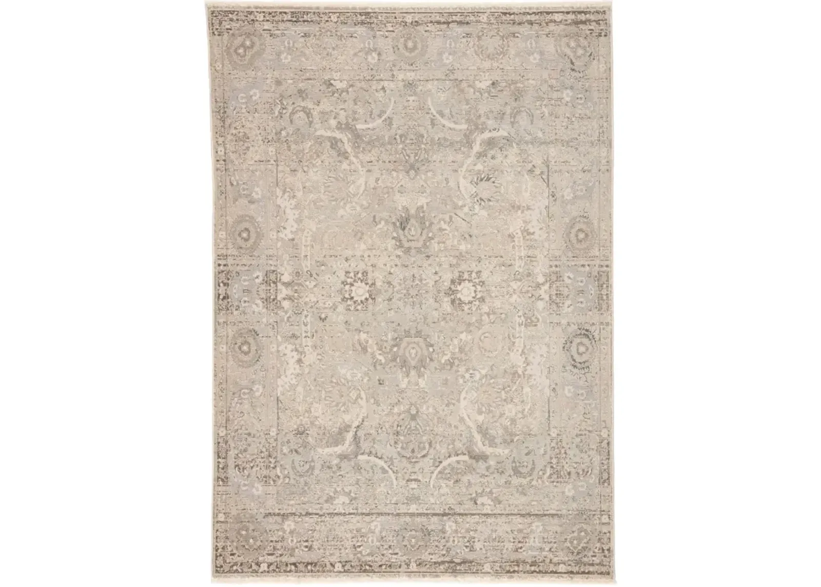 Vienne Baptiste Gray 2'6" x 12' Runner Rug