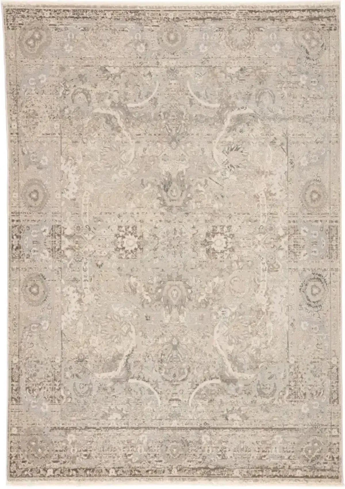 Vienne Baptiste Gray 2'6" x 12' Runner Rug