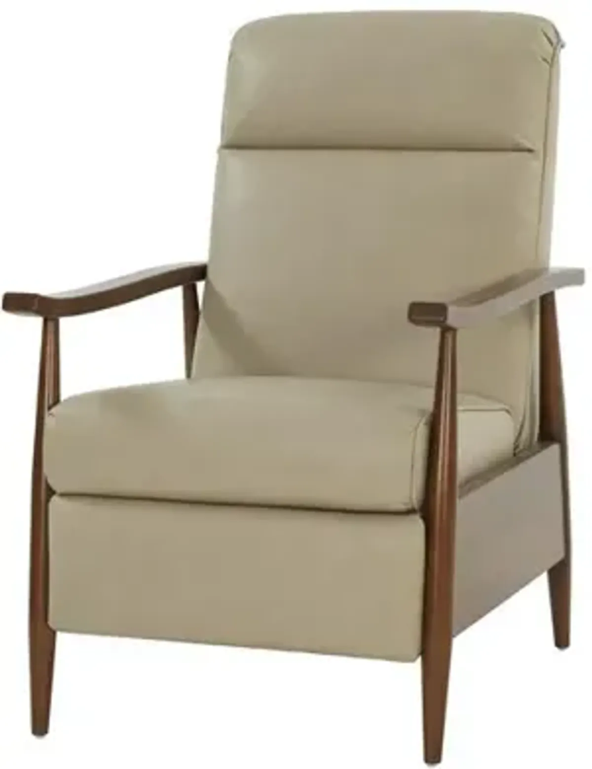 Barcalounger 7-1158 Hampton Push Thru The Arms Recliner, Cream