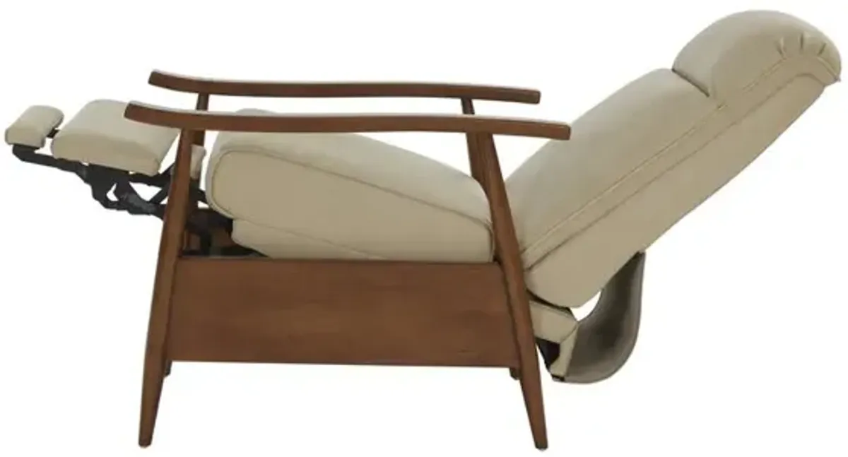 Barcalounger 7-1158 Hampton Push Thru The Arms Recliner, Cream