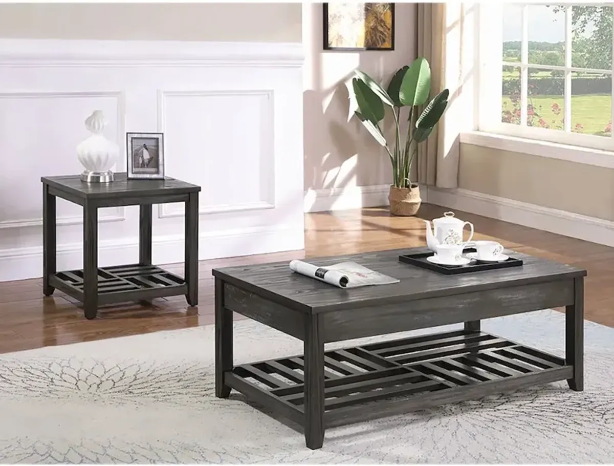 Coaster Co. of America Cliffview Rectangular Wood Lift Top Coffee Table Grey