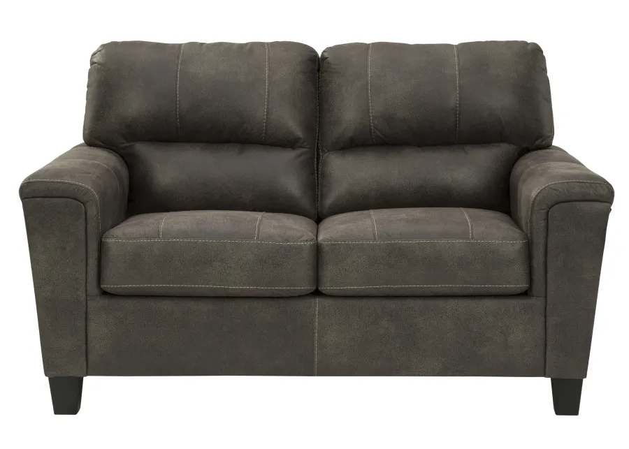 Navi Smoke Loveseat