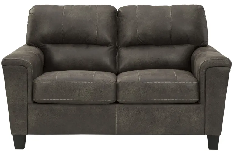 Navi Smoke Loveseat