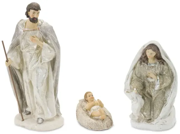 Set of 3 Holy Family Figurines for Christmas Décor