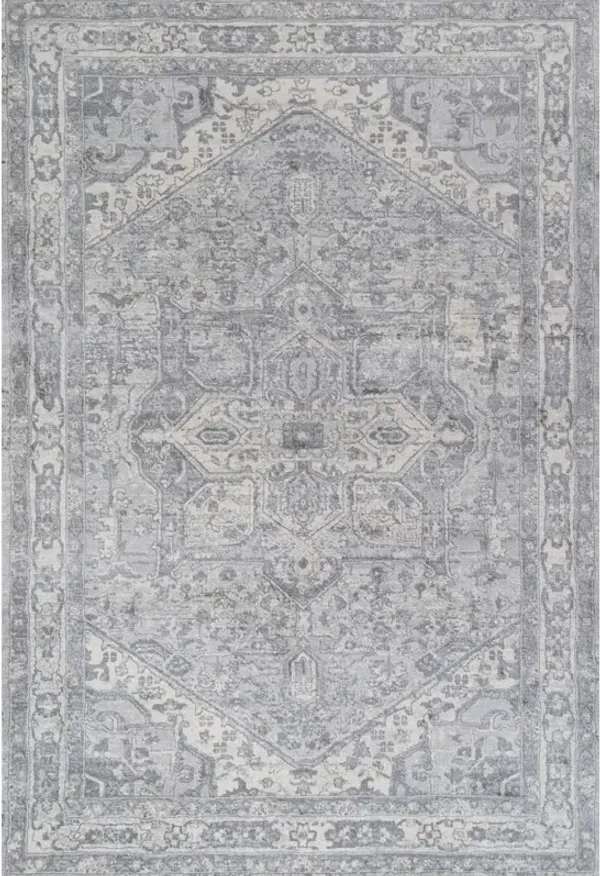 Modern Persian Vintage Medallion Square Area Rug