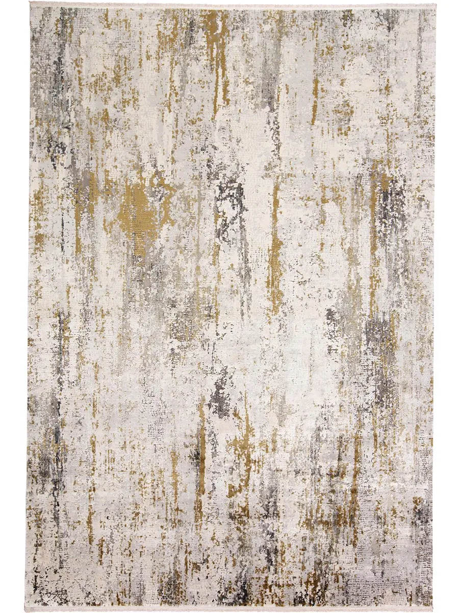 Cadiz 3887F Ivory/Gray/Gold 3'1" x 10' Rug