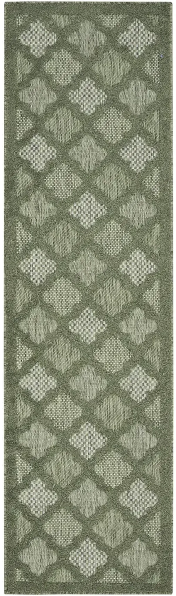 Easy Care NES01 Green 2' x 6' Rug