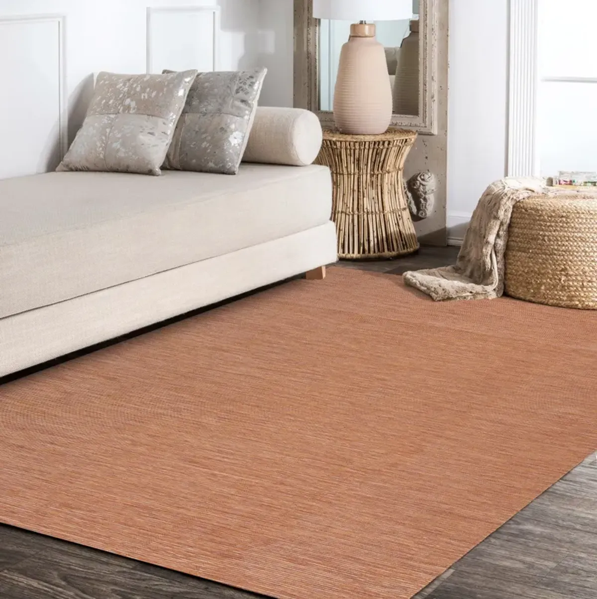 Ethan Modern Flatweave Solid Area Rug