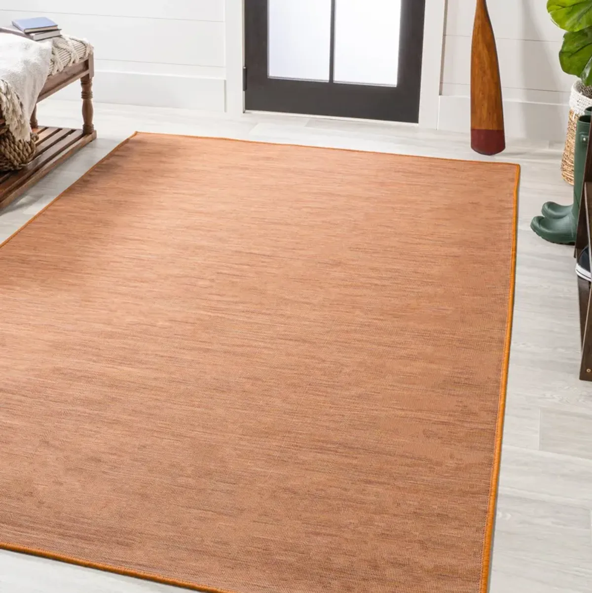 Ethan Modern Flatweave Solid Area Rug