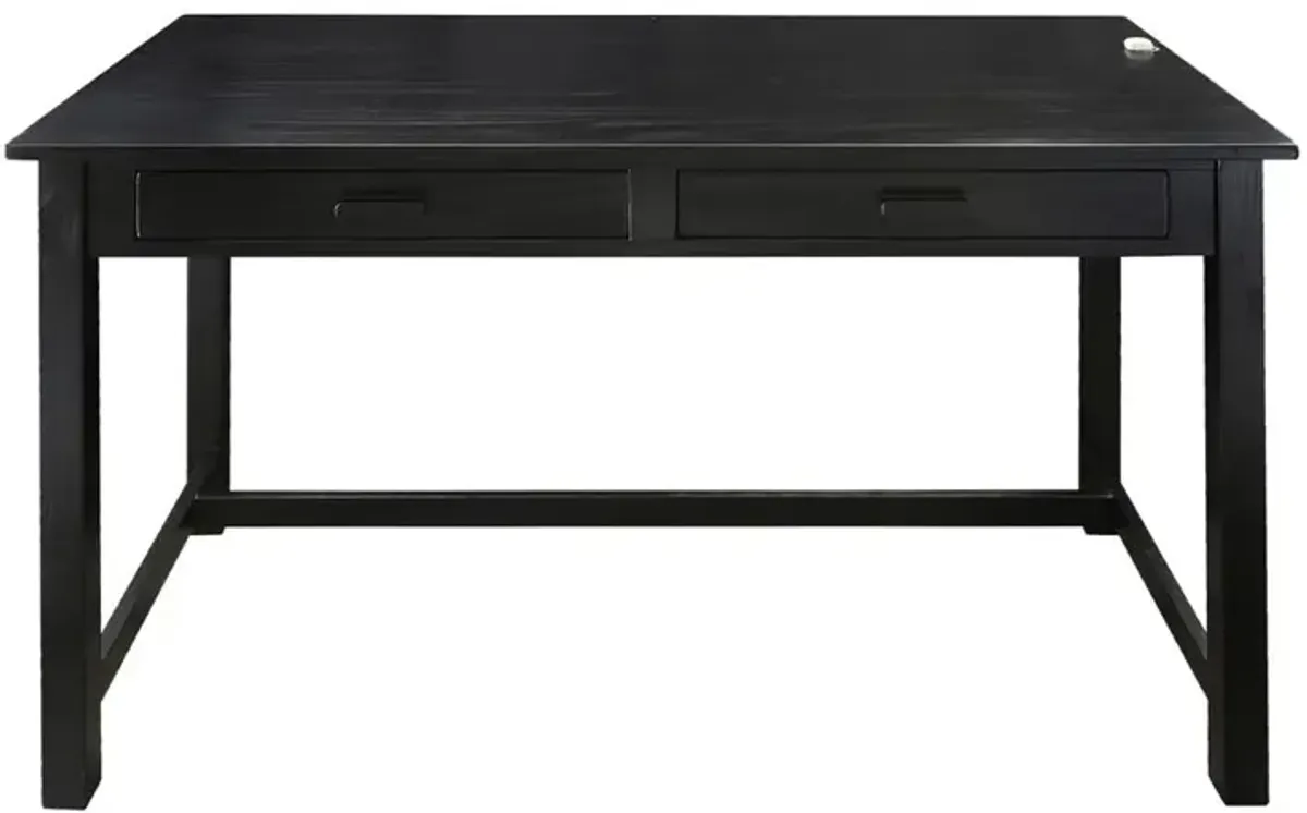 Jefferson Work Desk with Concealed Side Drawer, Concealment Furniture