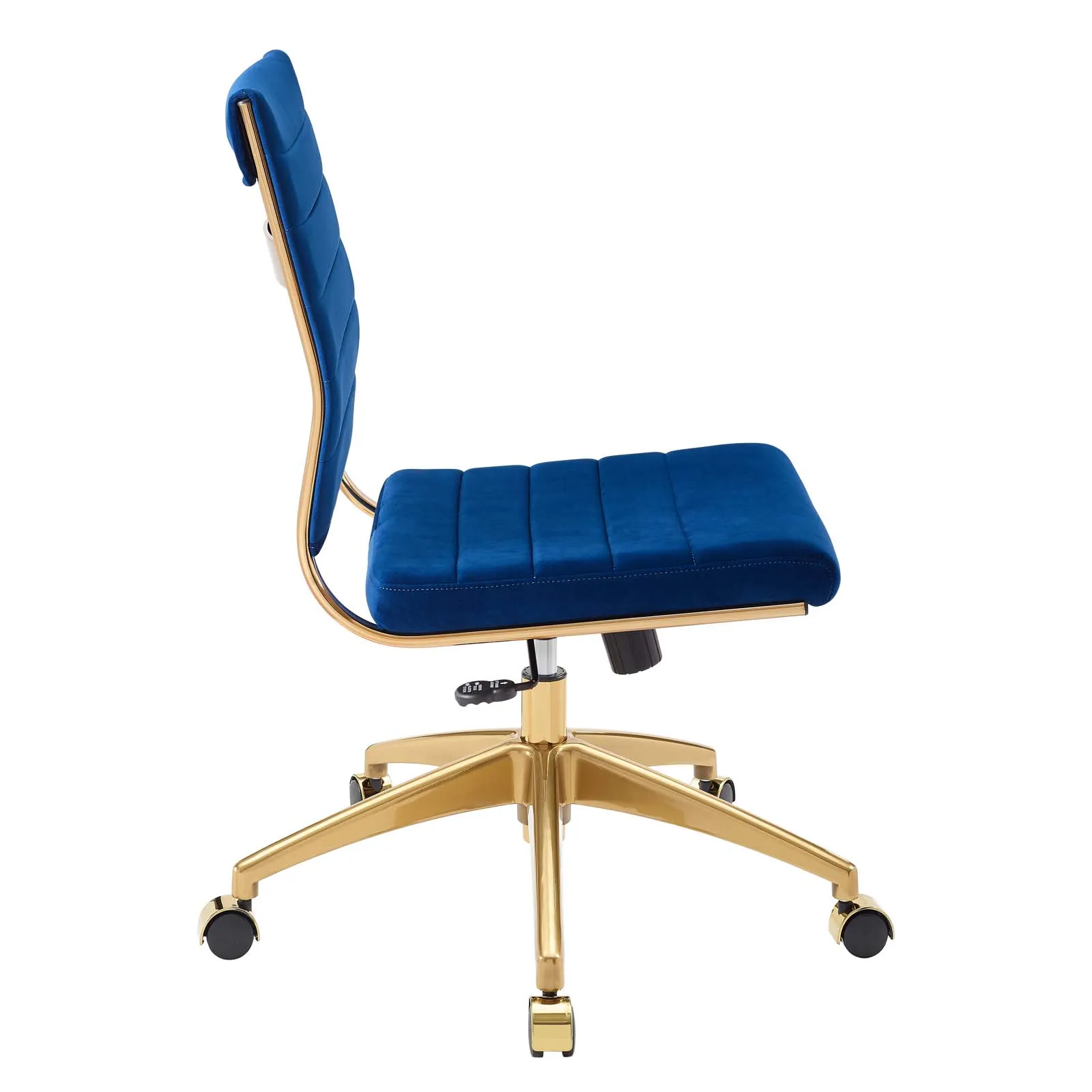 Modway Furniture - Jive Armless Mid Back Performance Velvet Office Chair