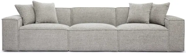 Mindy Chenille Basketweave Modular Sofa