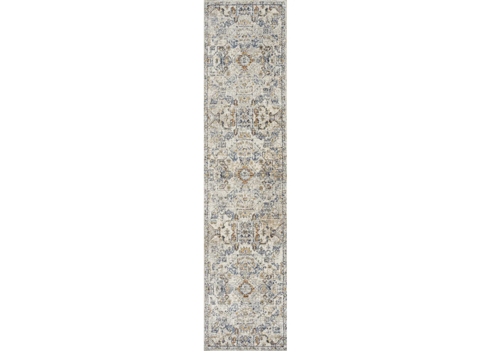 Shaemus Bohemian Medallion Low-Pile Machine-Washable Runner Rug