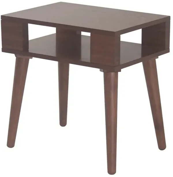 Gracie Mills Kinney Mid-Century Wood End Table