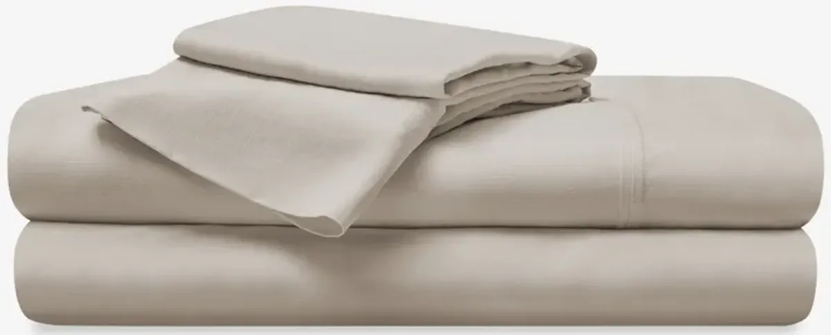 Hyper-Linen King Sheet Set - Medium Beige